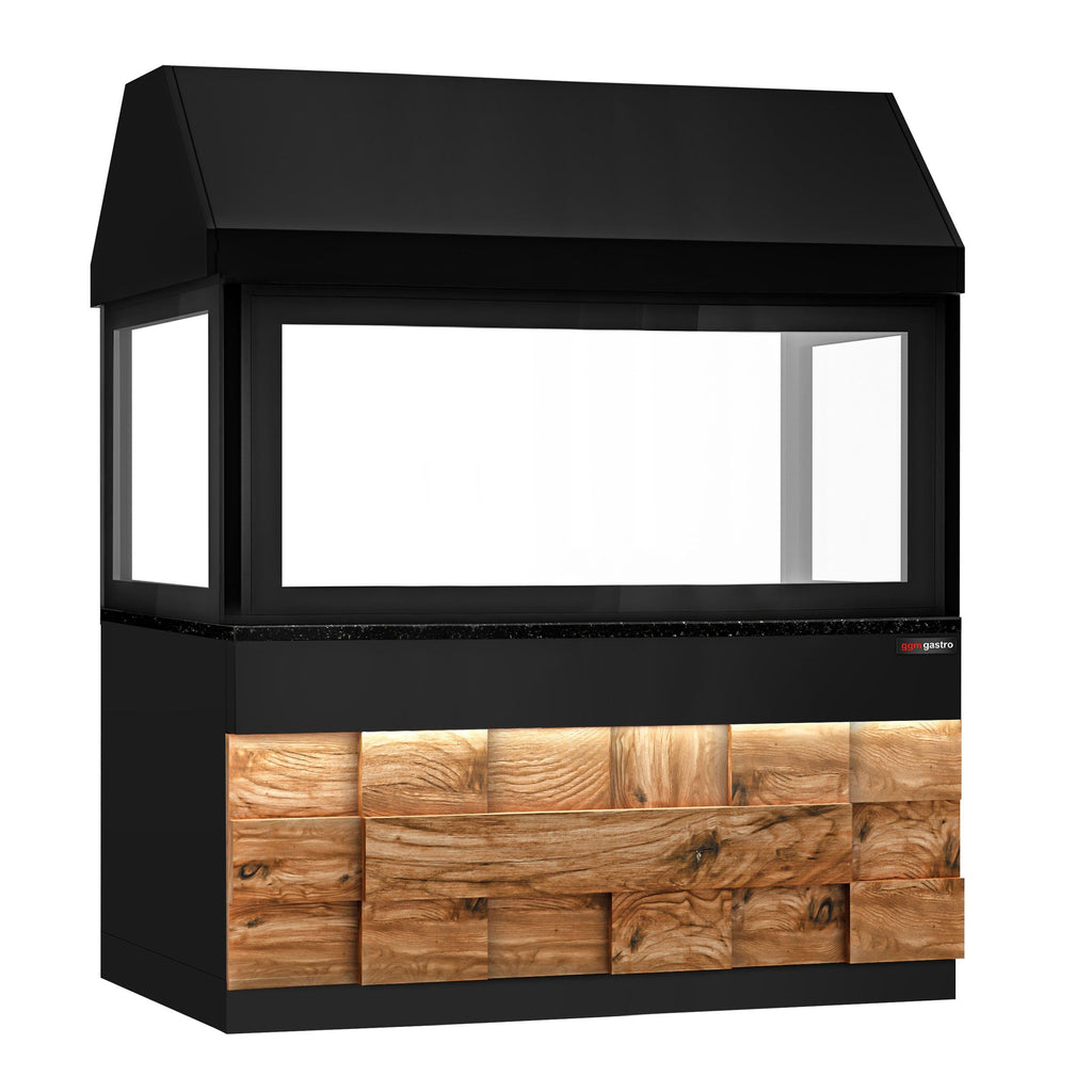 Toronto -1900mm - Black Granite Working Machine for Wood Coal Grill