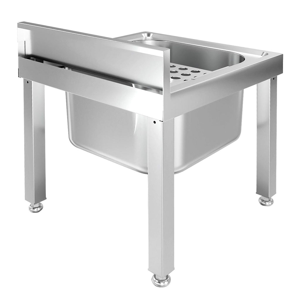 Adjustable drip grilled sink