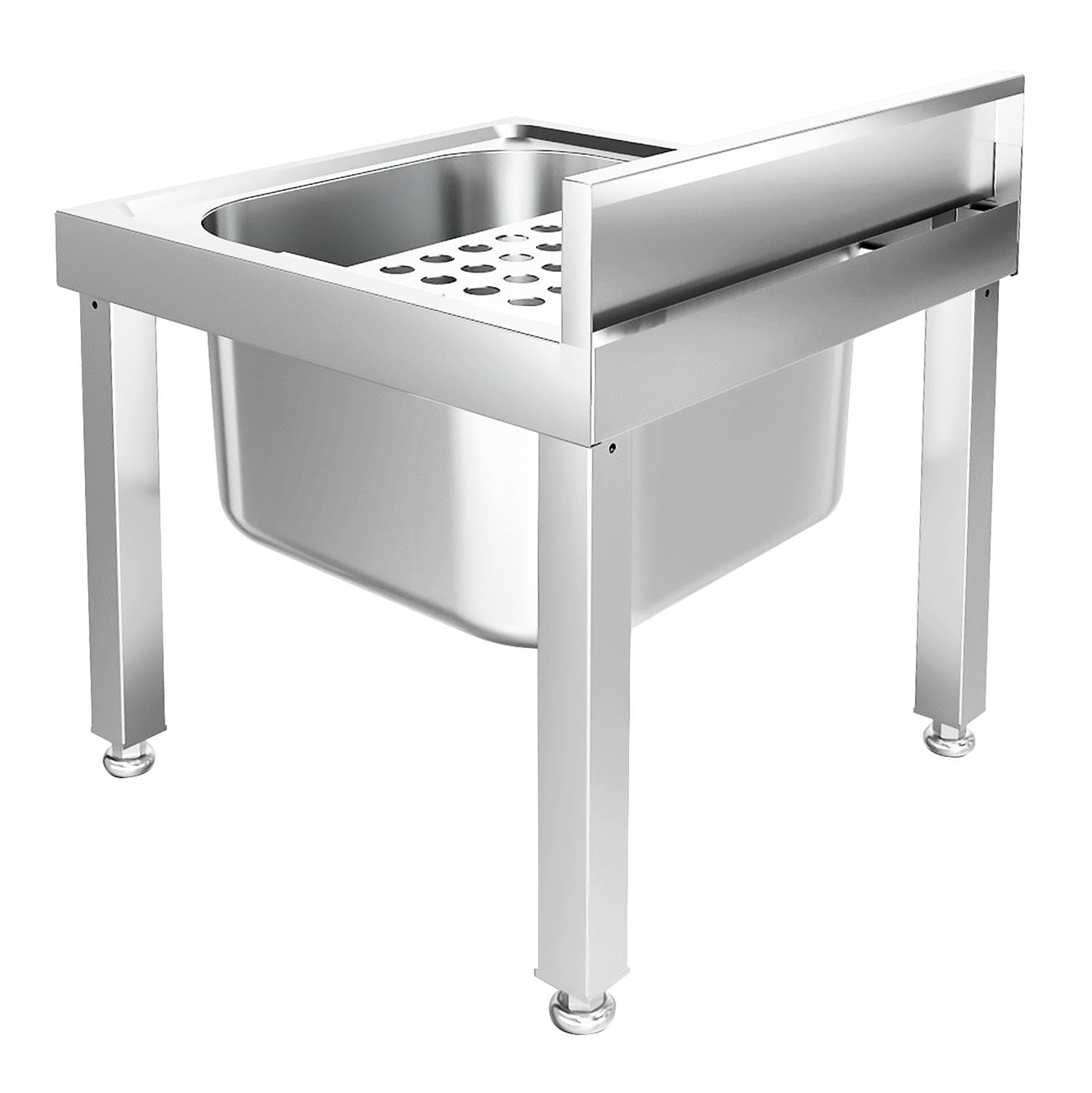Adjustable drip grilled sink