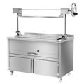 Coal Grill -1340mm - Liftli & 1 drawer