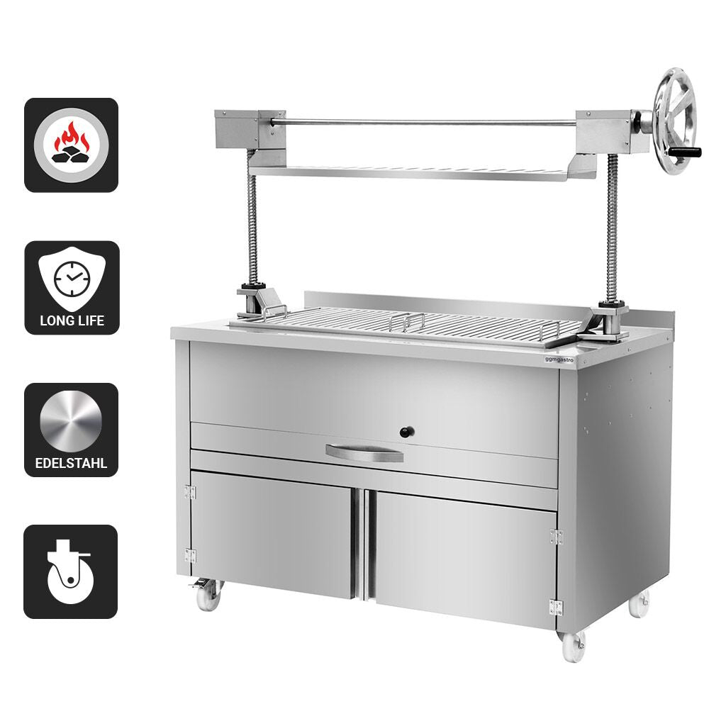 Coal Grill -1340mm - Liftli & 1 drawer