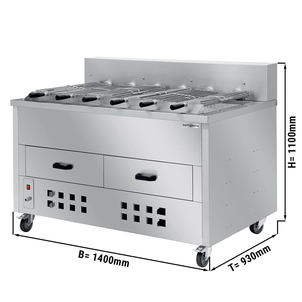 Coal Grill / Chick Rosto - 1400mm- 6 Şişli