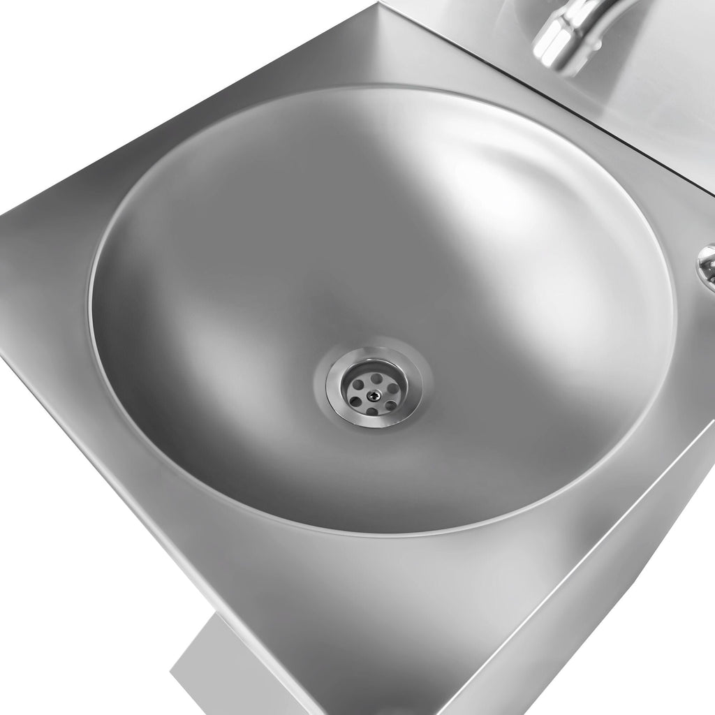 Foot -controlled, napkin and soap Dispenseli Stainless Steel Sink - Washing Station