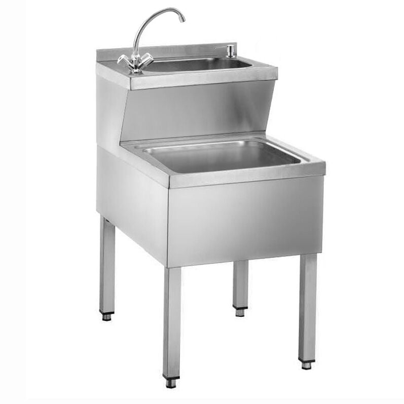 Hand Washing Sink - Cleaning and Rinsing - Soaping