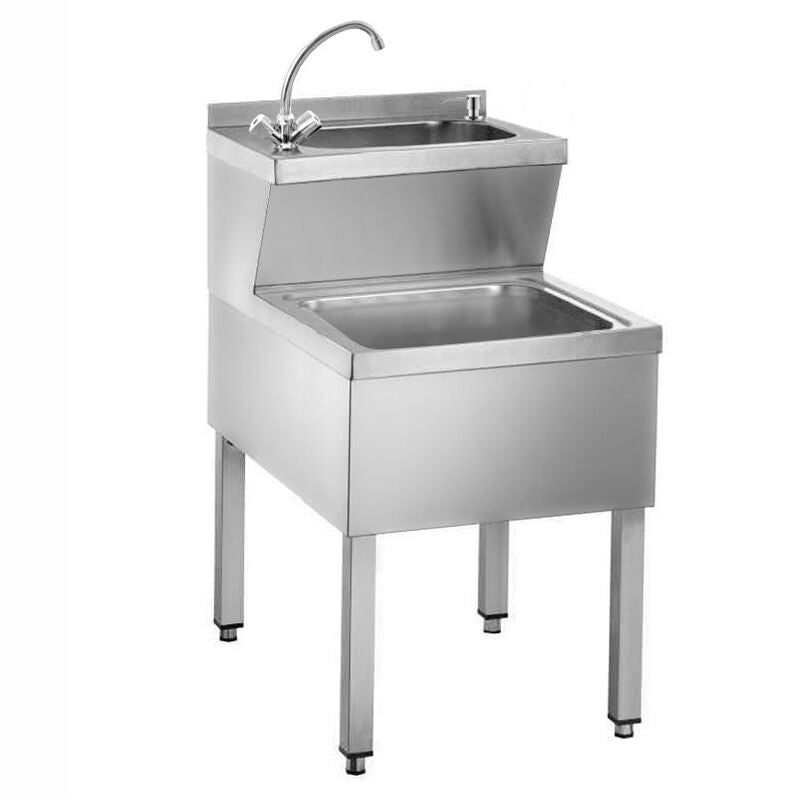 Hand Washing Sink - Cleaning and Rinsing - Soaping