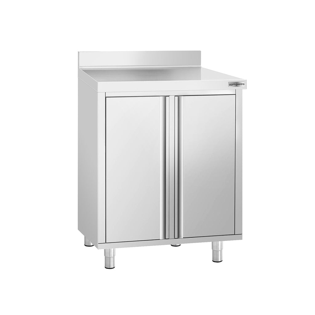 Working bench with cupboard- for the coffee machine- 800x600mm- 2 doors & backs