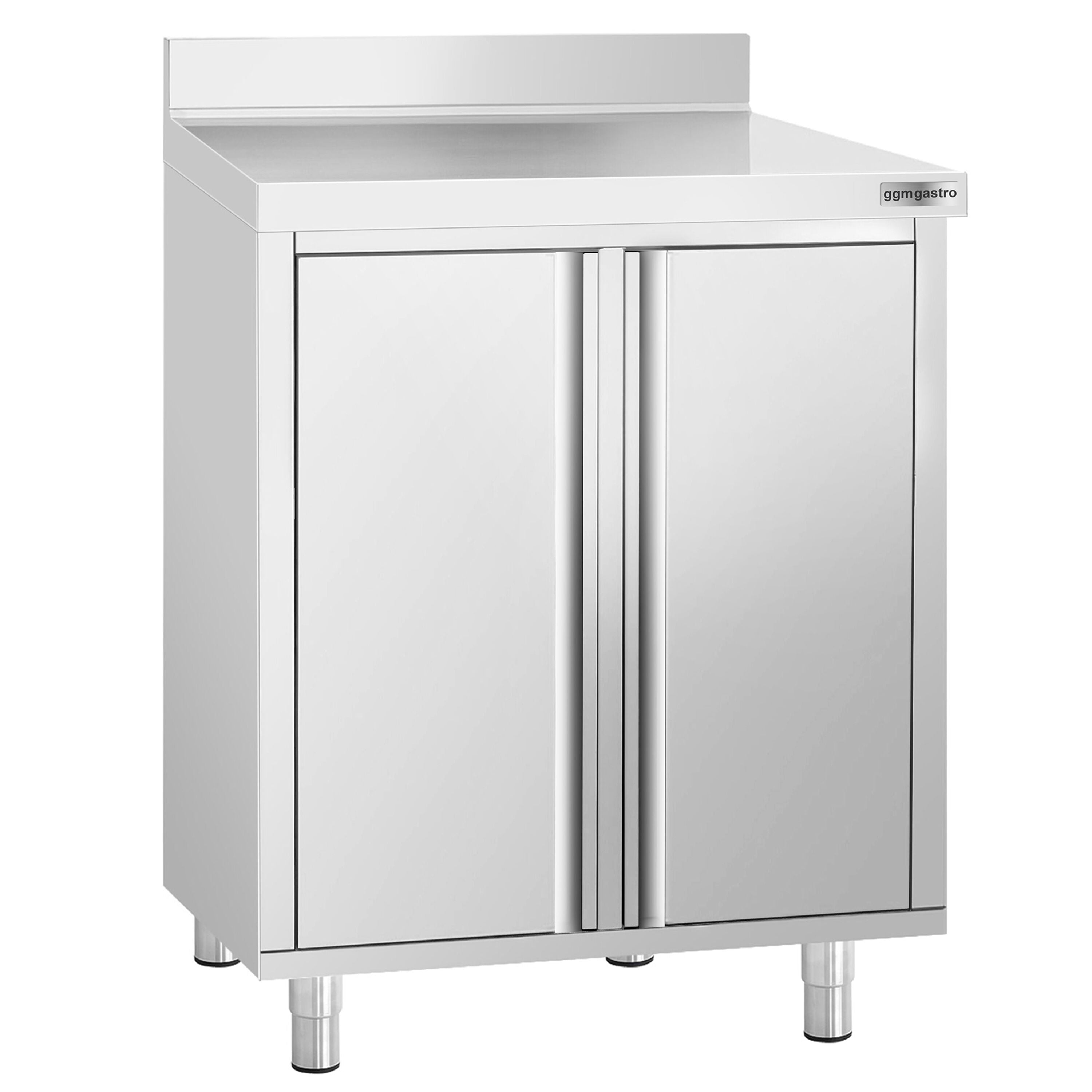 Working bench with cupboard- for the coffee machine- 800x600mm- 2 doors & backs