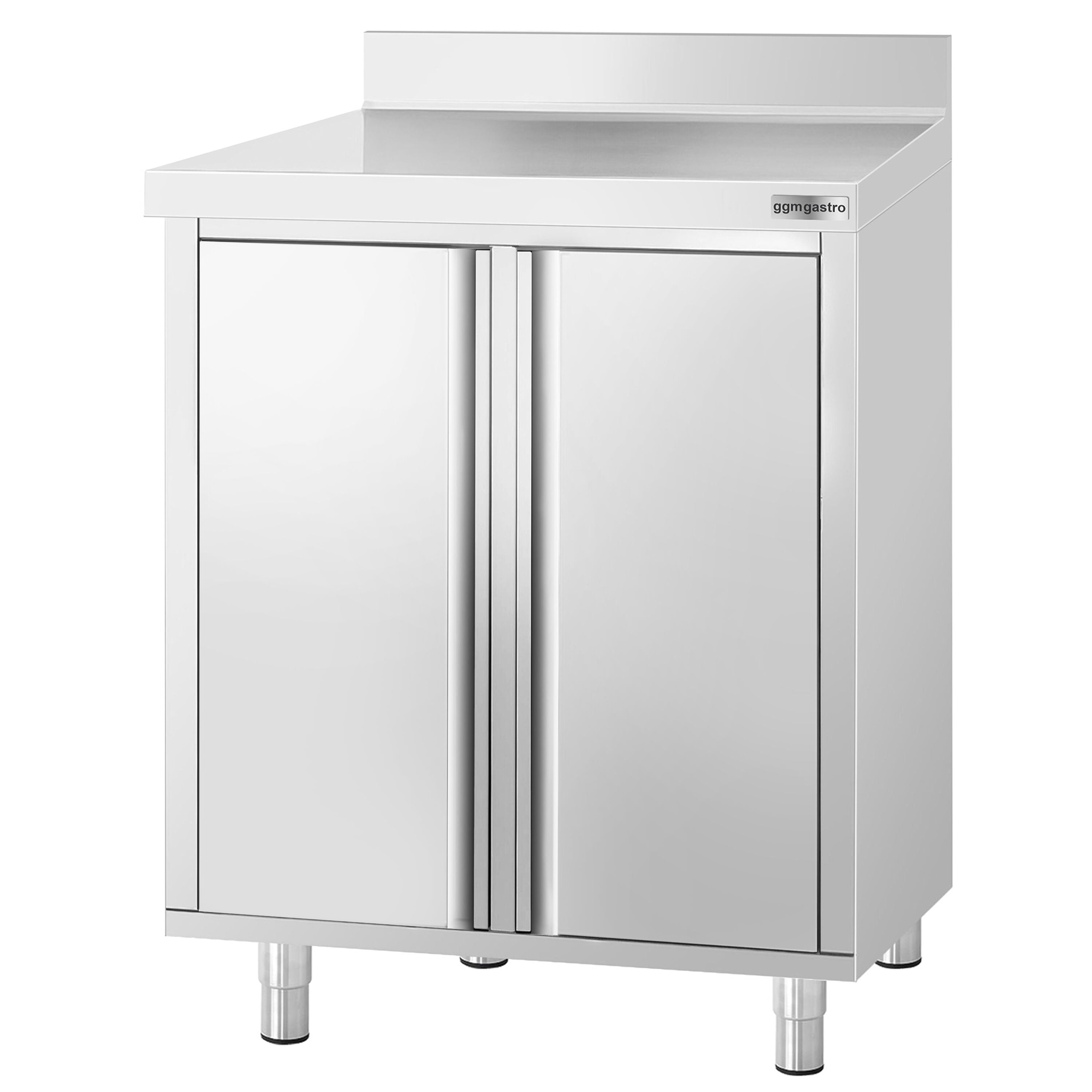 Working bench with cupboard- for the coffee machine- 800x600mm- 2 doors & backs