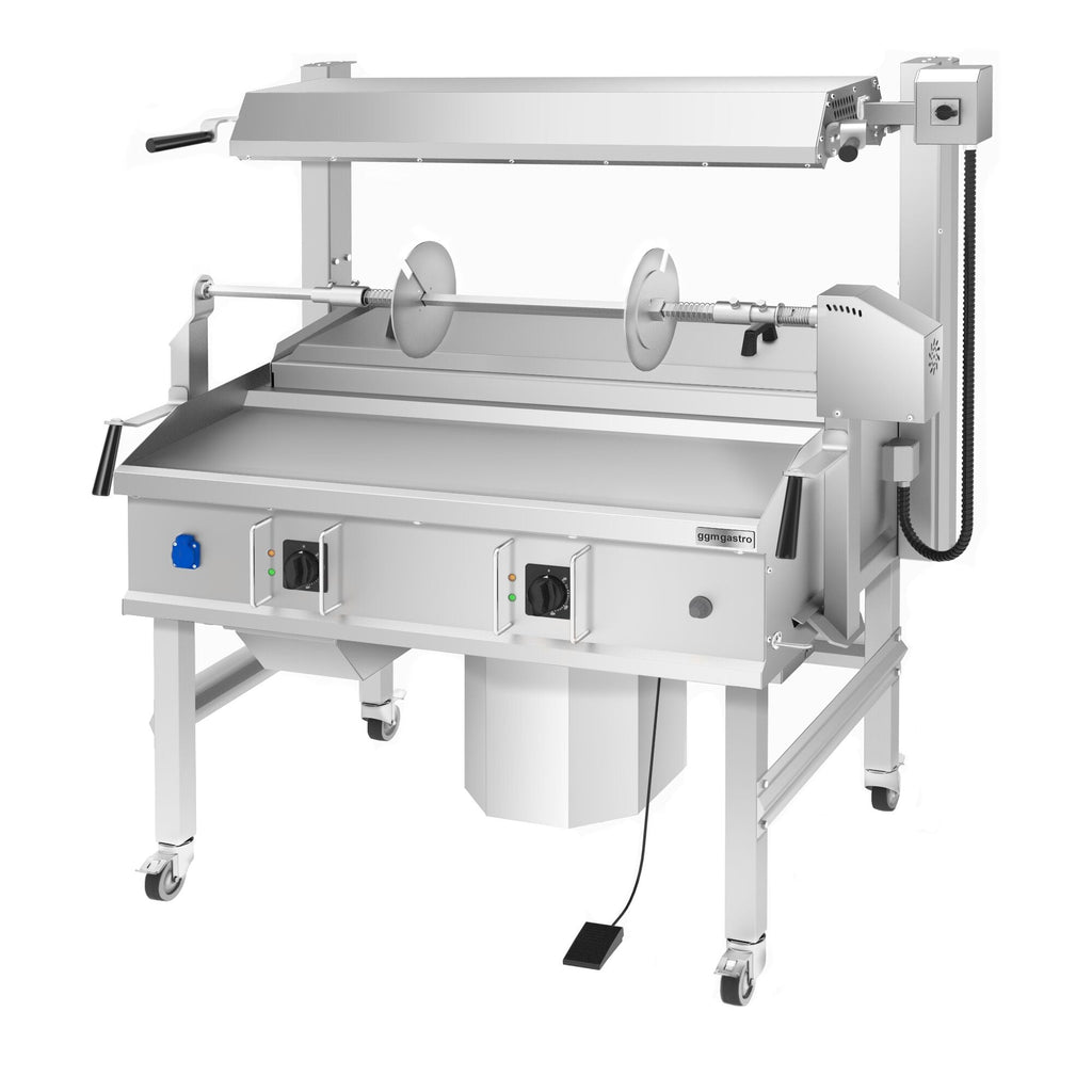 Cağ Kebap Machine - 14 KW - Horizontal - Stand Device