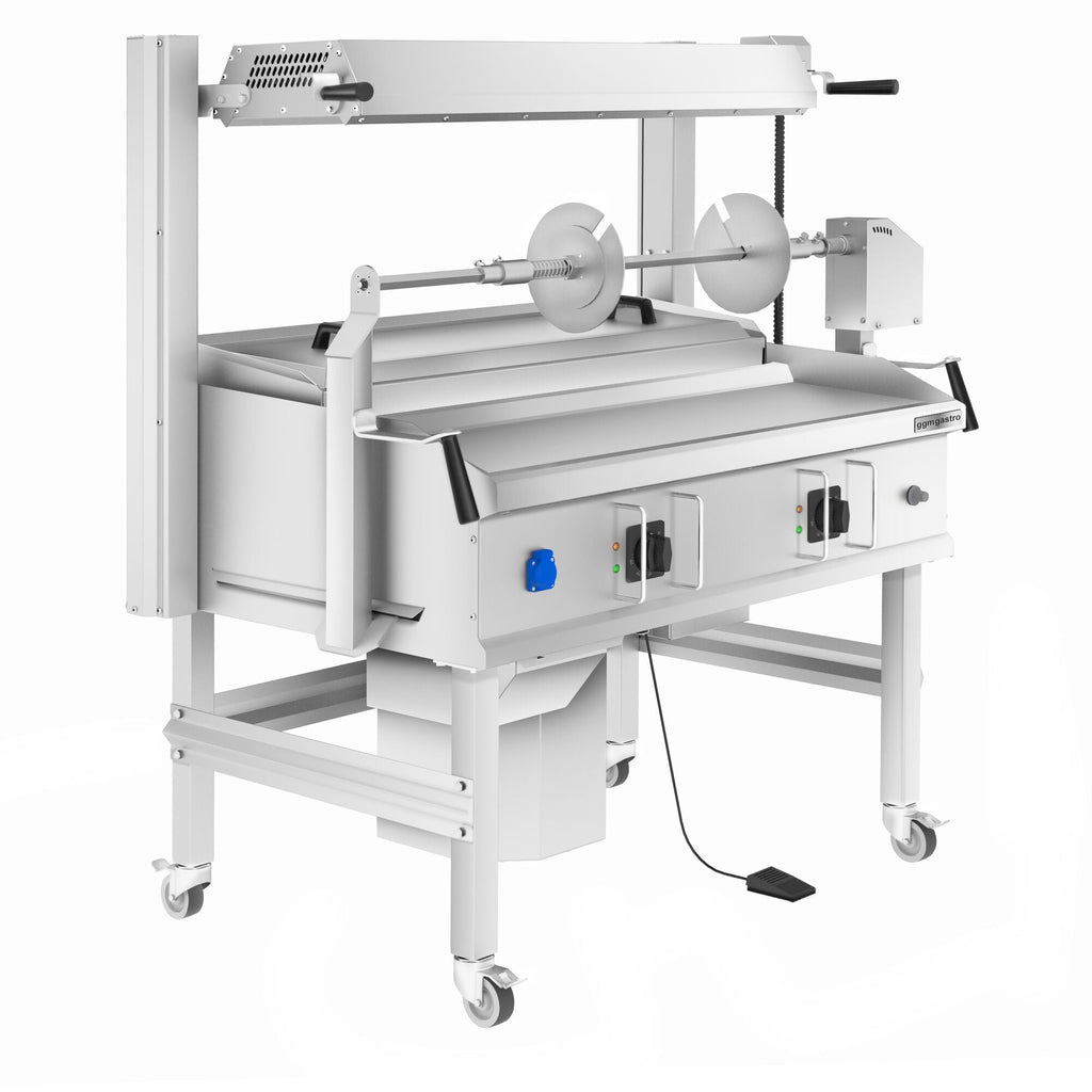 Cağ Kebap Machine - 14 KW - Horizontal - Stand Device