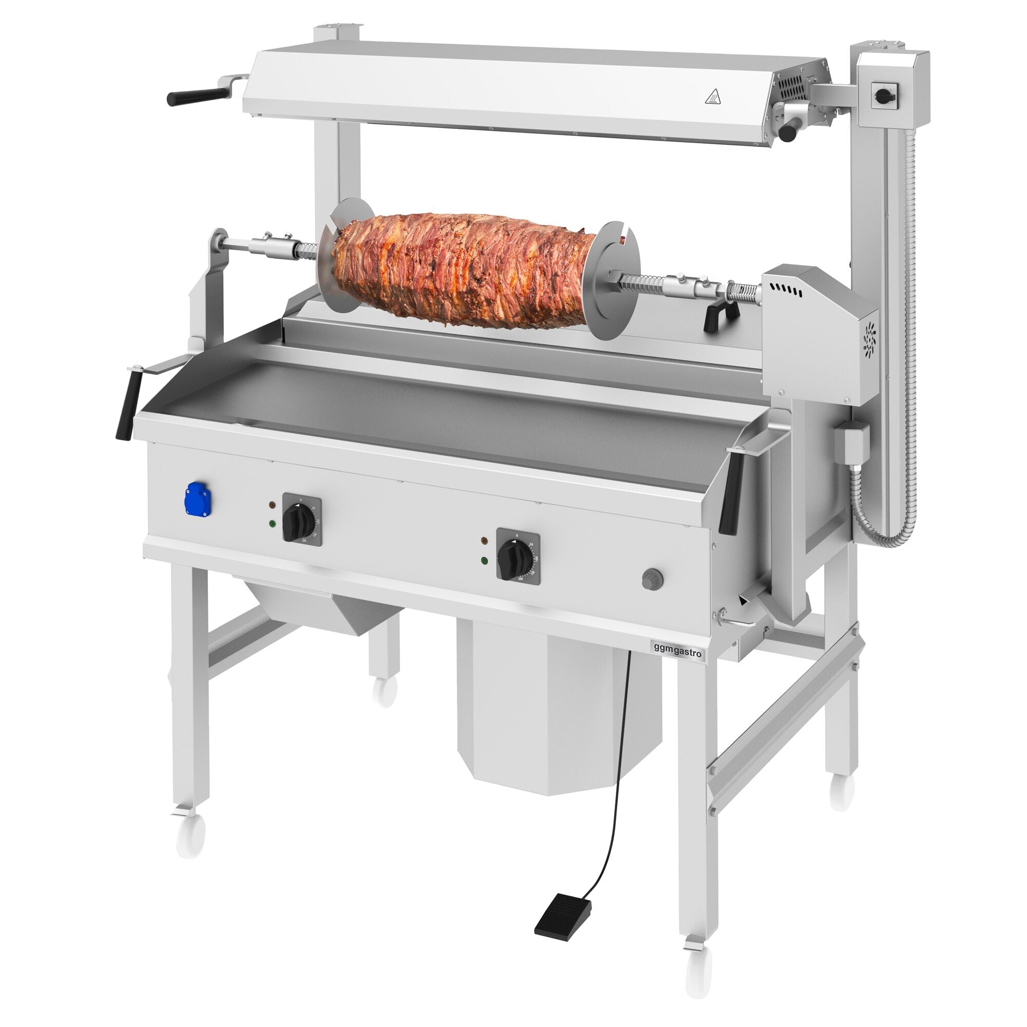 Cağ Kebap Machine - 14 KW - Horizontal - Stand Device