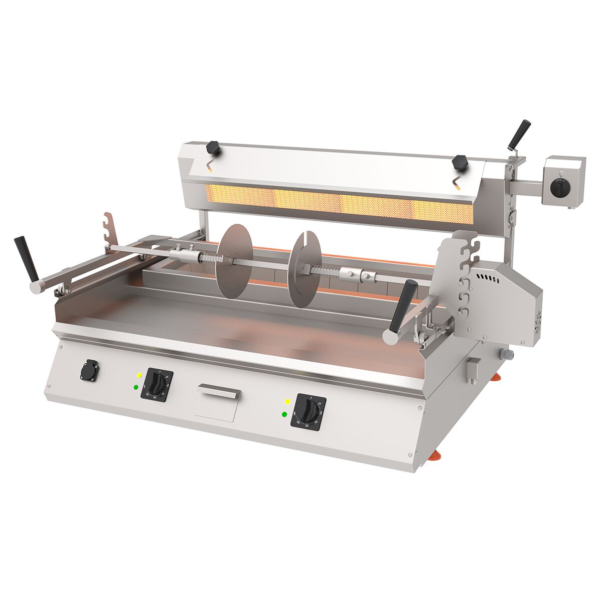 Cağ kebab machine - horizontal - set -top device