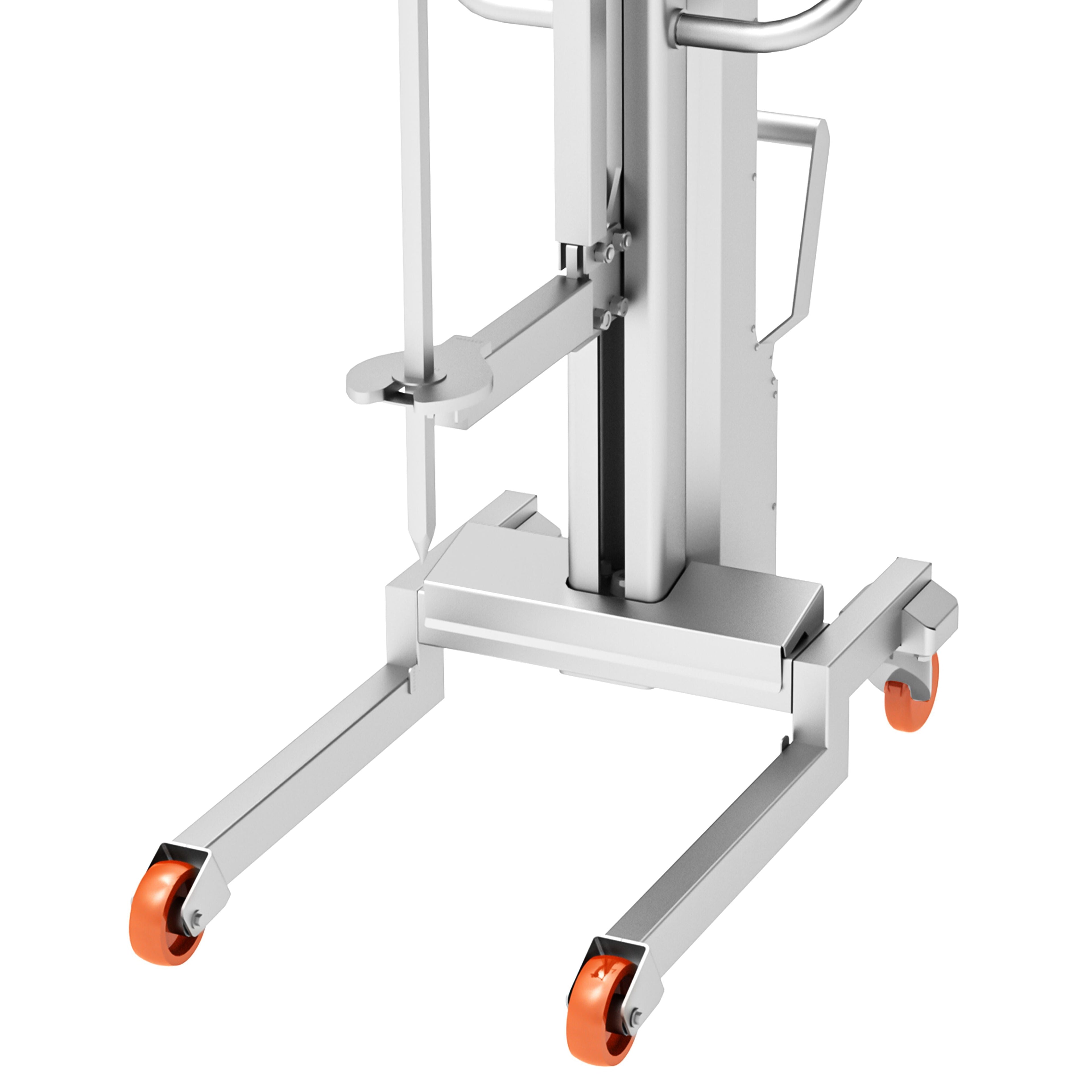 Rotary leverage for rotary skewers - Max load: 350 kg