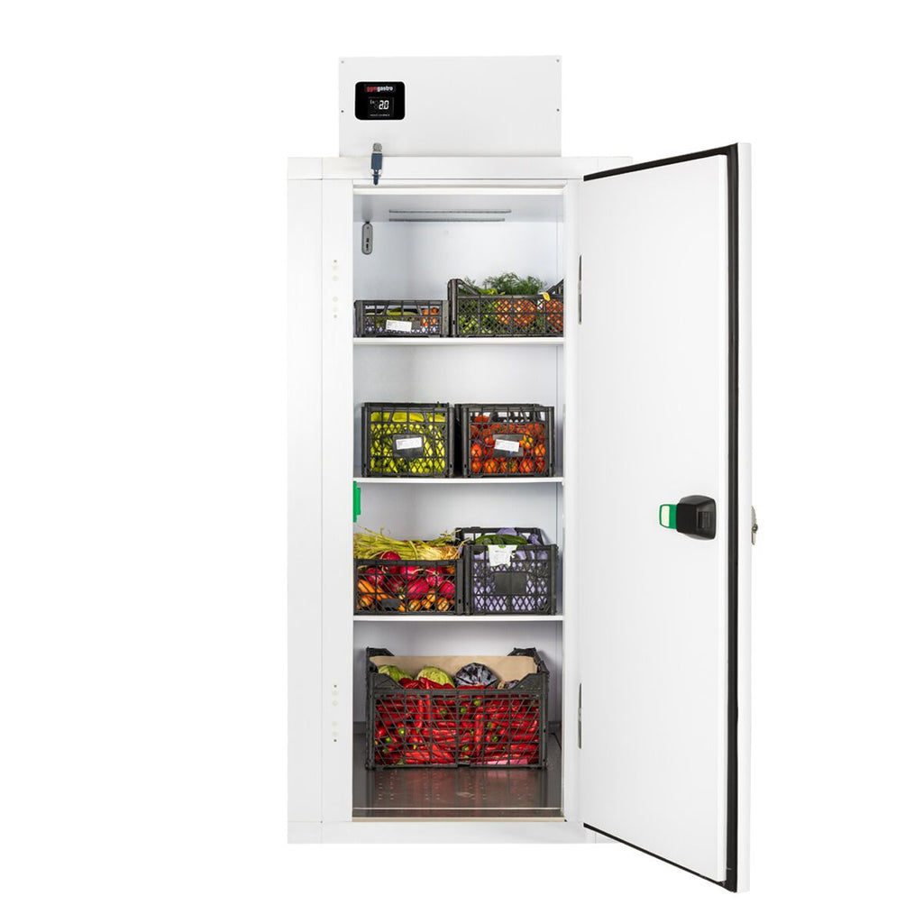 Compact cold room - 1000x1100mm - 1,59m³ - 3 shelves