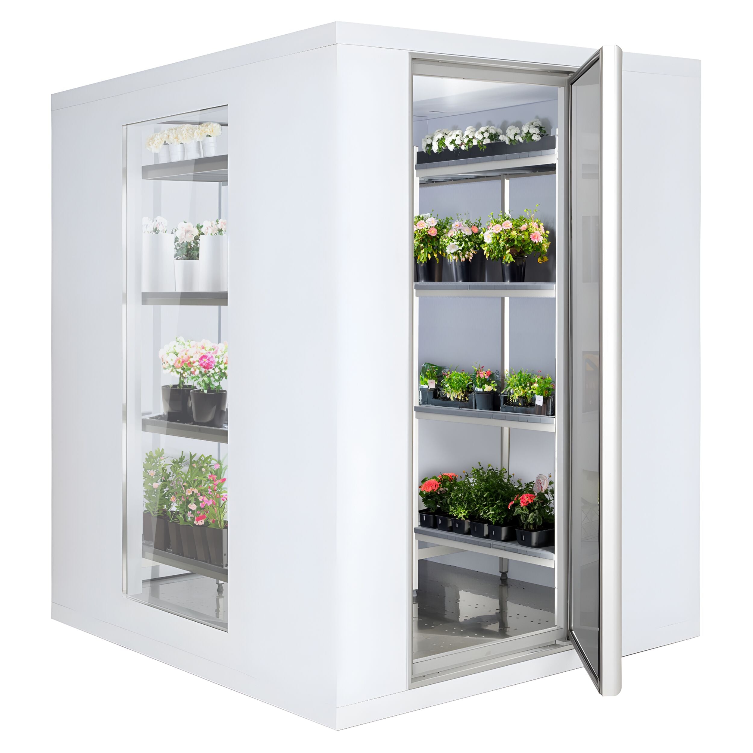 Cold Room - 2100x1500mm - 4,8m³ - 3 glass edges