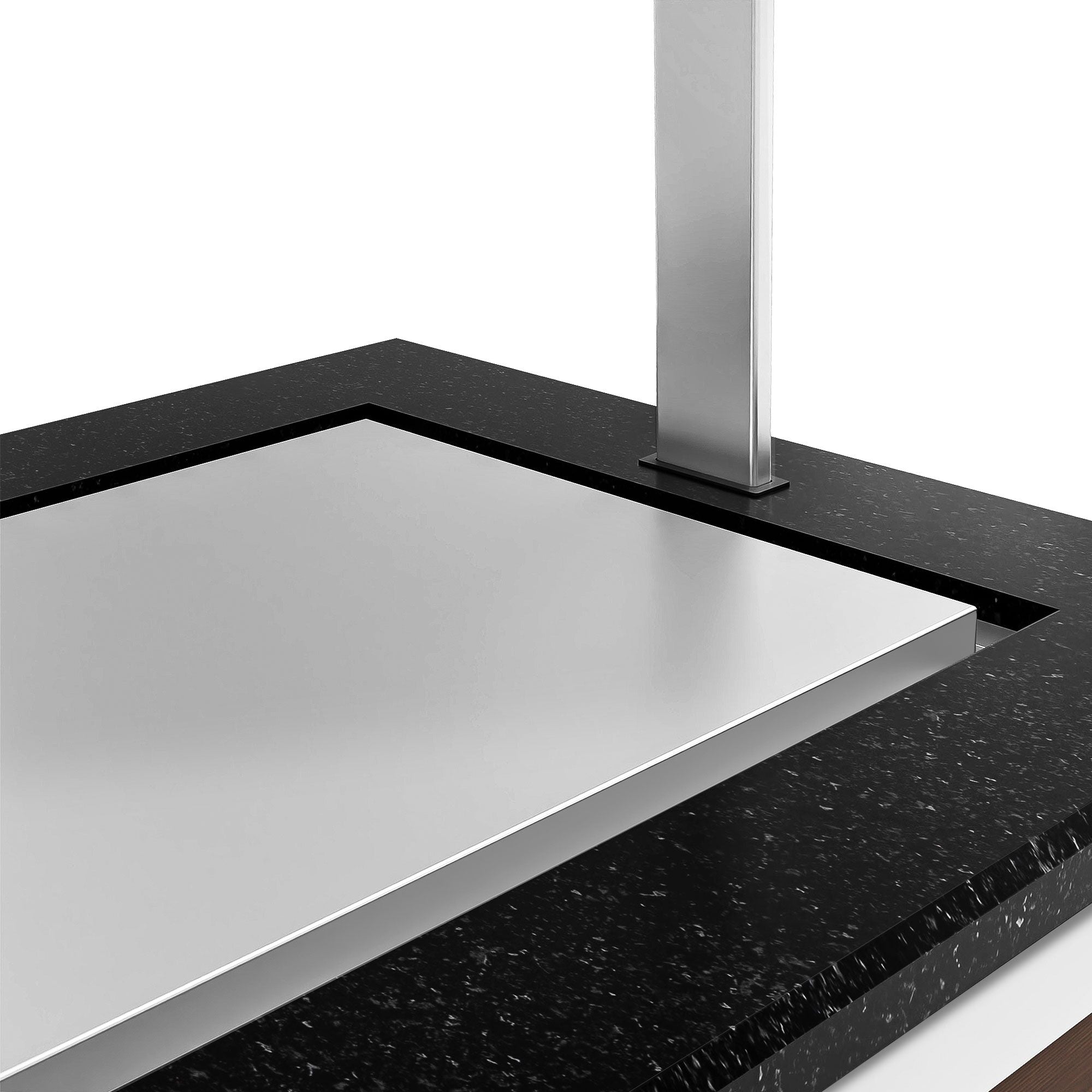Cold Open Buffet counter dublin - 1600mm - cooler PLET & wheel
