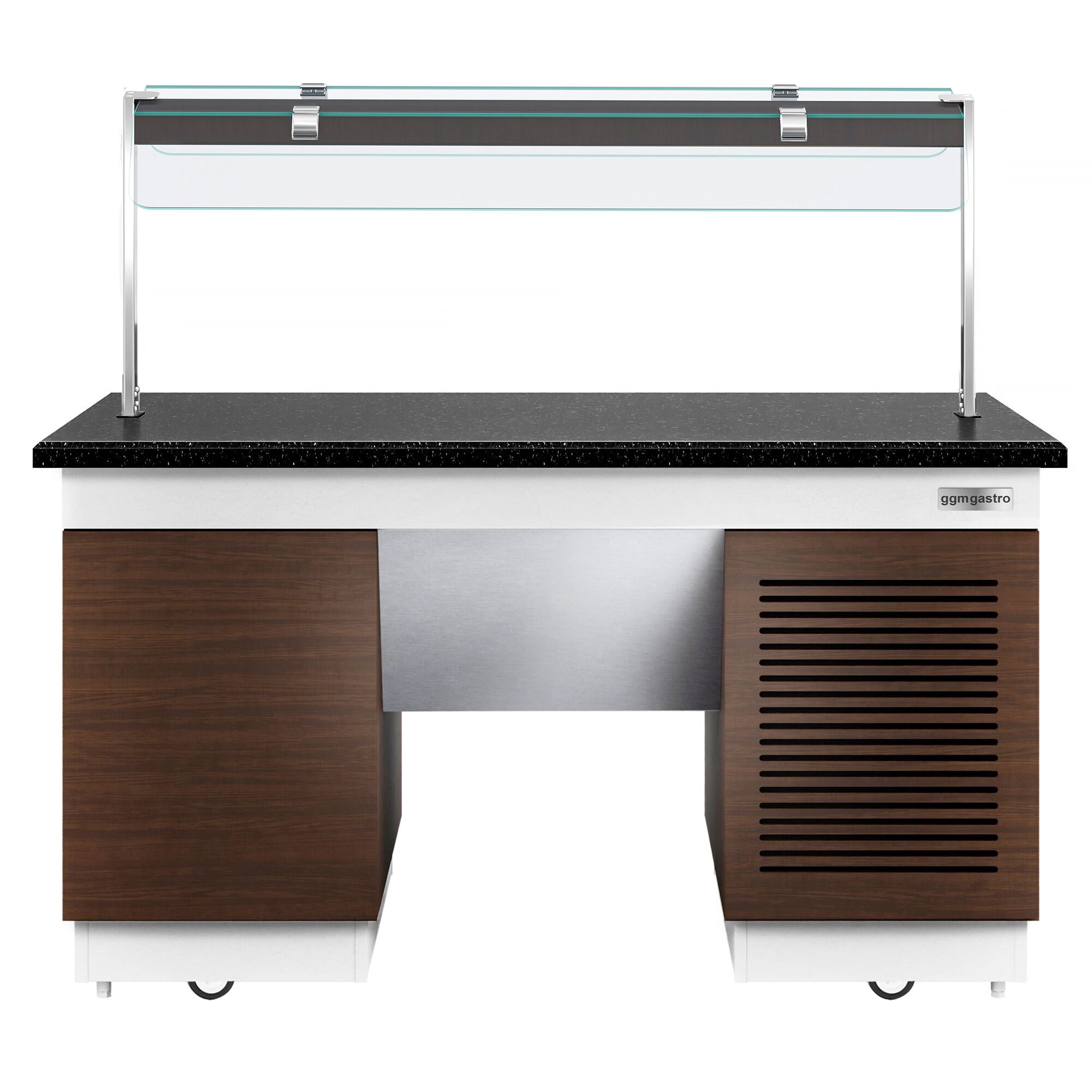 Cold Open Buffet counter dublin- 1600mm - Cool Pleytli & Wheel