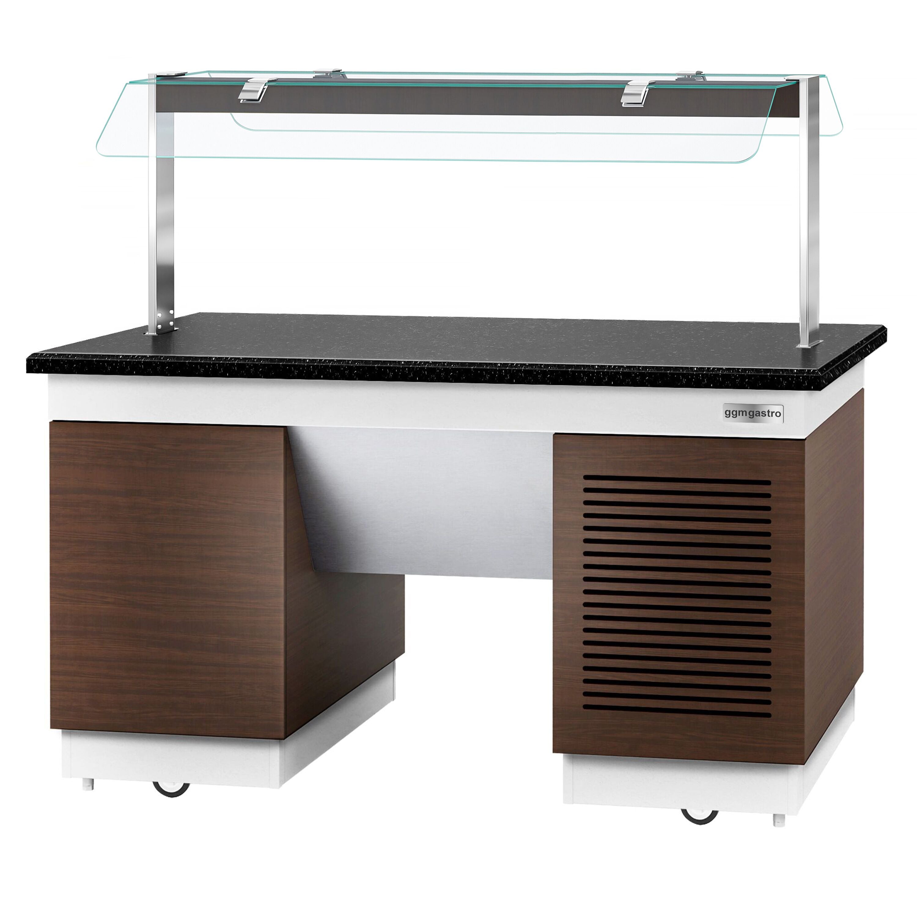 Cold Open Buffet counter dublin- 1600mm - Cool Pleytli & Wheel