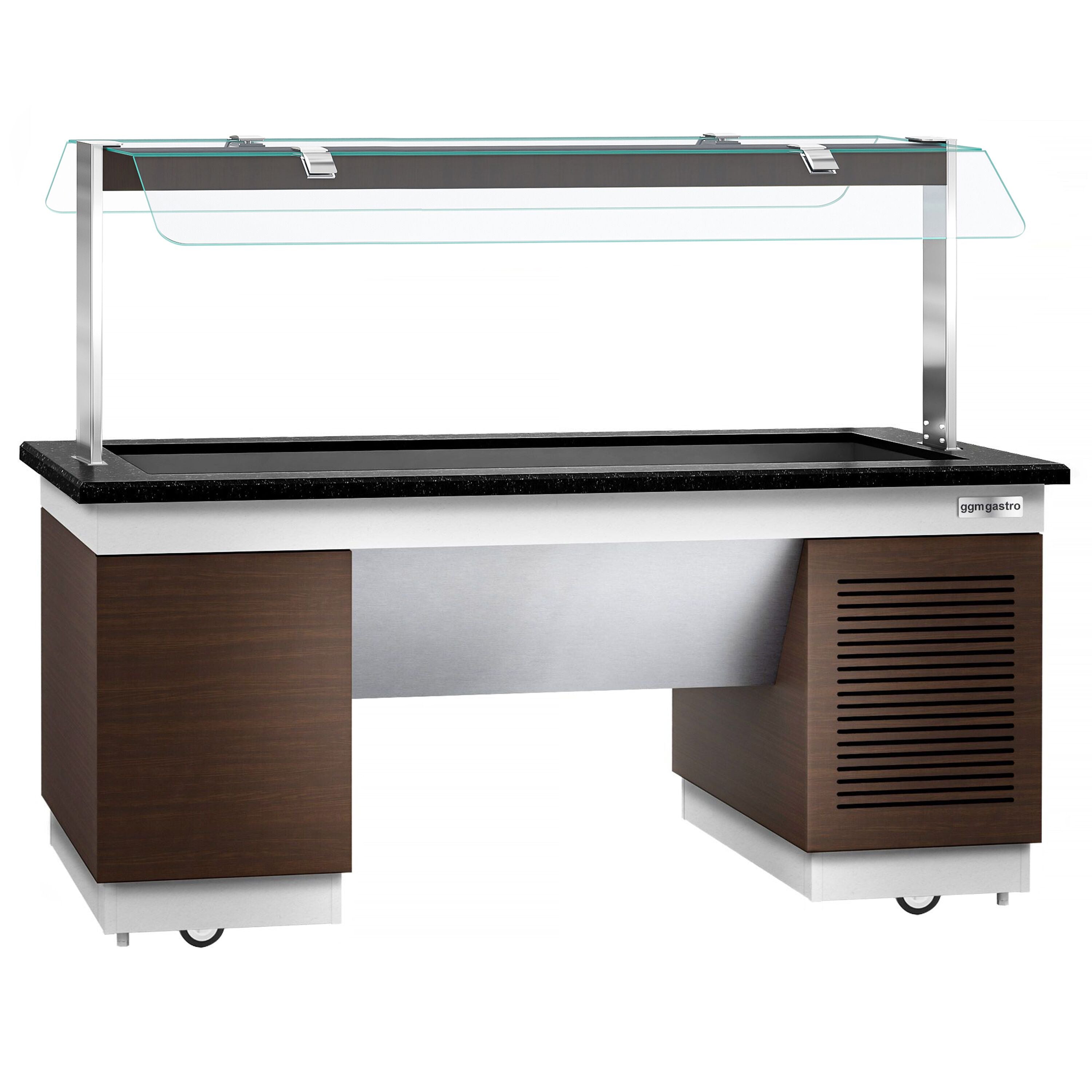 Cold Open Buffet counter dublin- For 2000mm-cold pool & wheel- GN 1/1