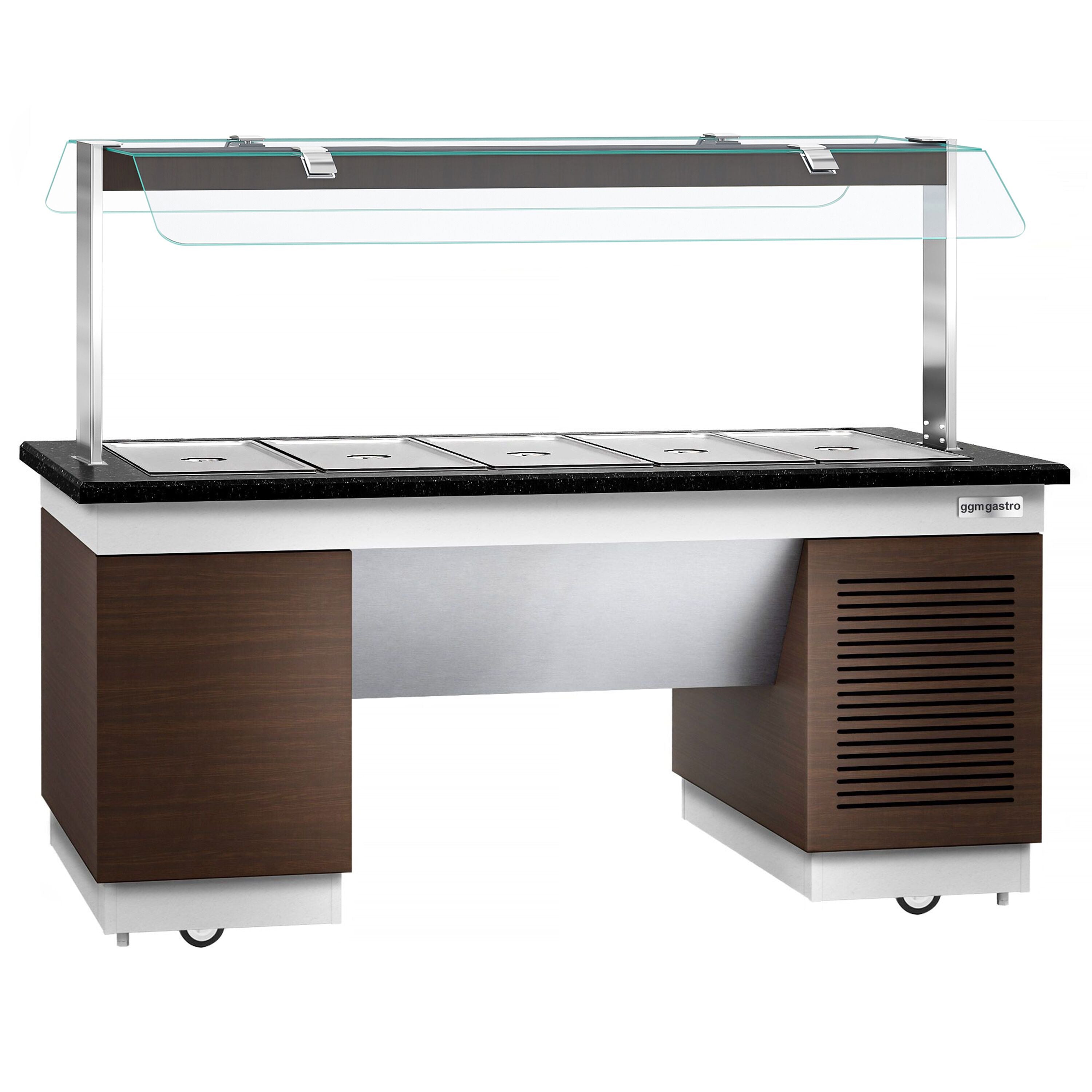 Cold Open Buffet counter dublin- For 2000mm-cold pool & wheel- GN 1/1