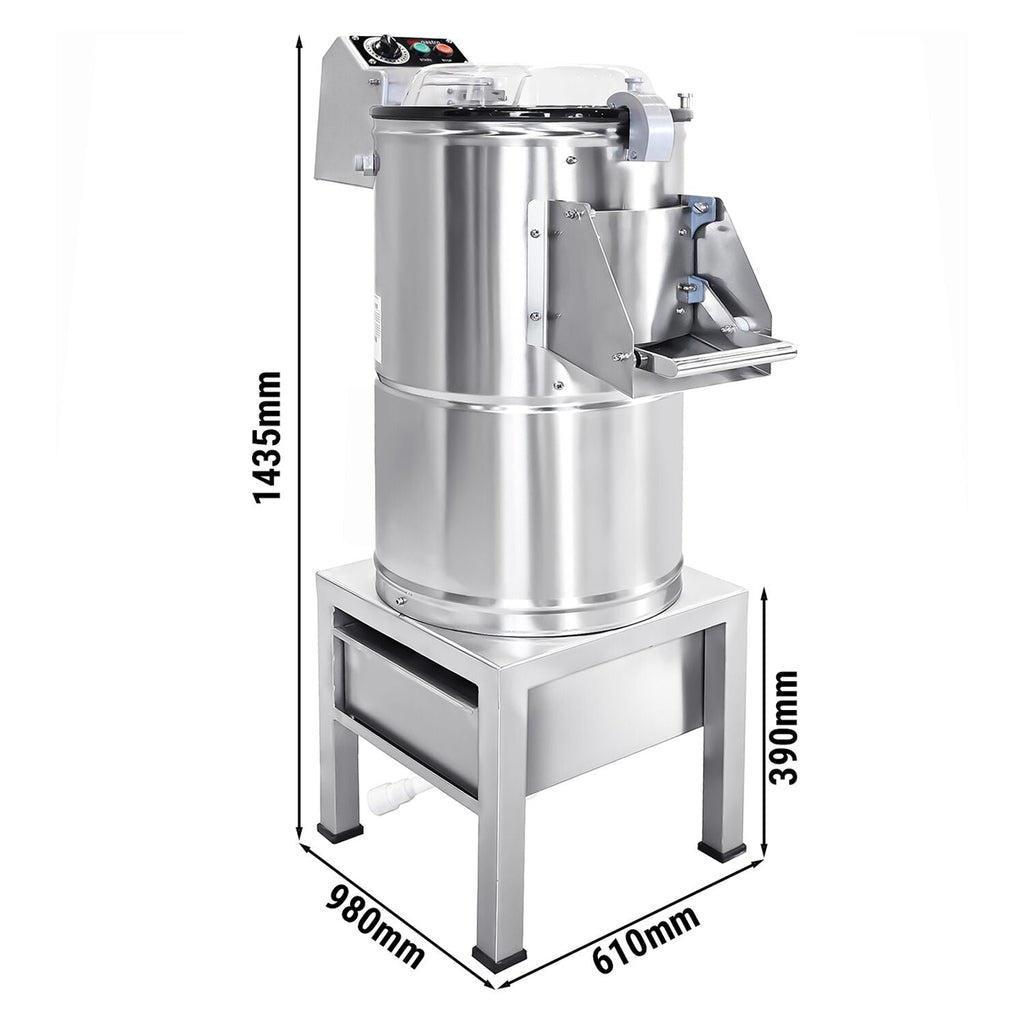 Electric Potato peel - 600 kg/hour - 1.5 kW - 400 volts