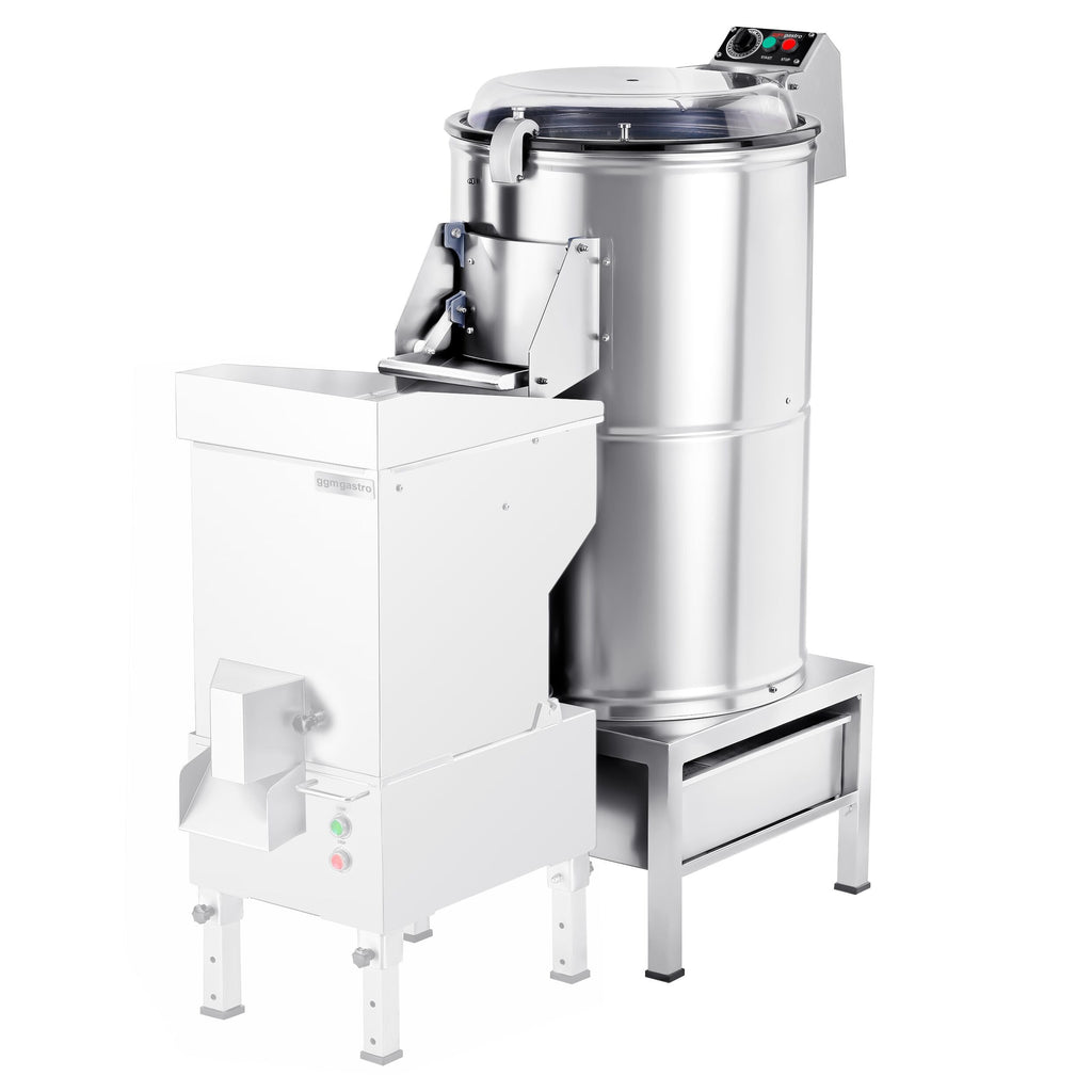 Electric Potato peel - 600 kg/hour - 1.5 kW - 400 volts
