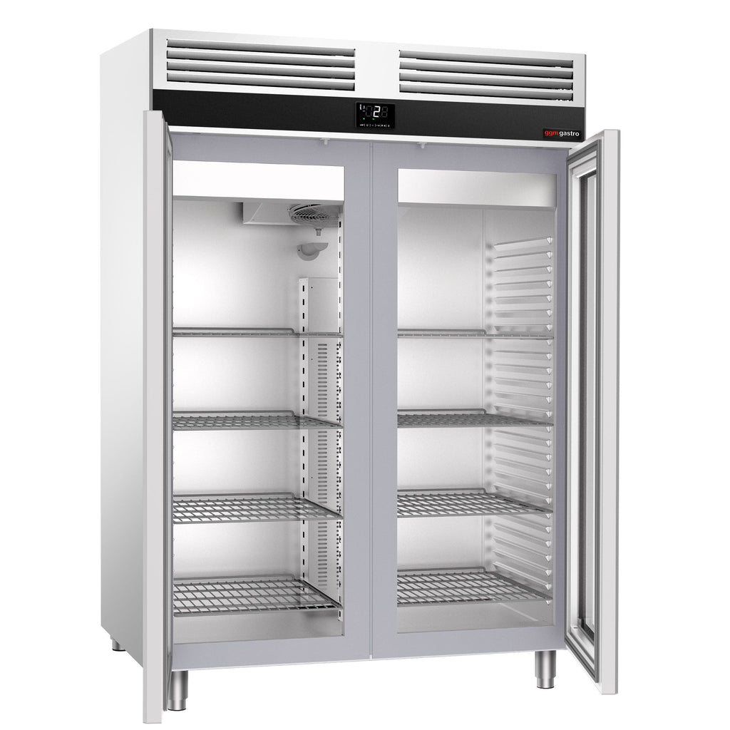 Refrigerator Premium - GN 2/1 - 1400 liters - 2 glass doors