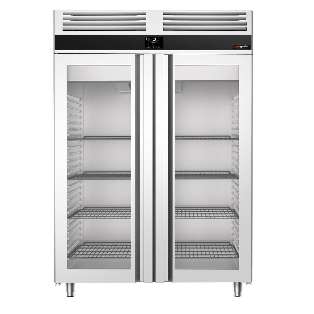 Refrigerator Premium - GN 2/1 - 1400 liters - 2 glass doors