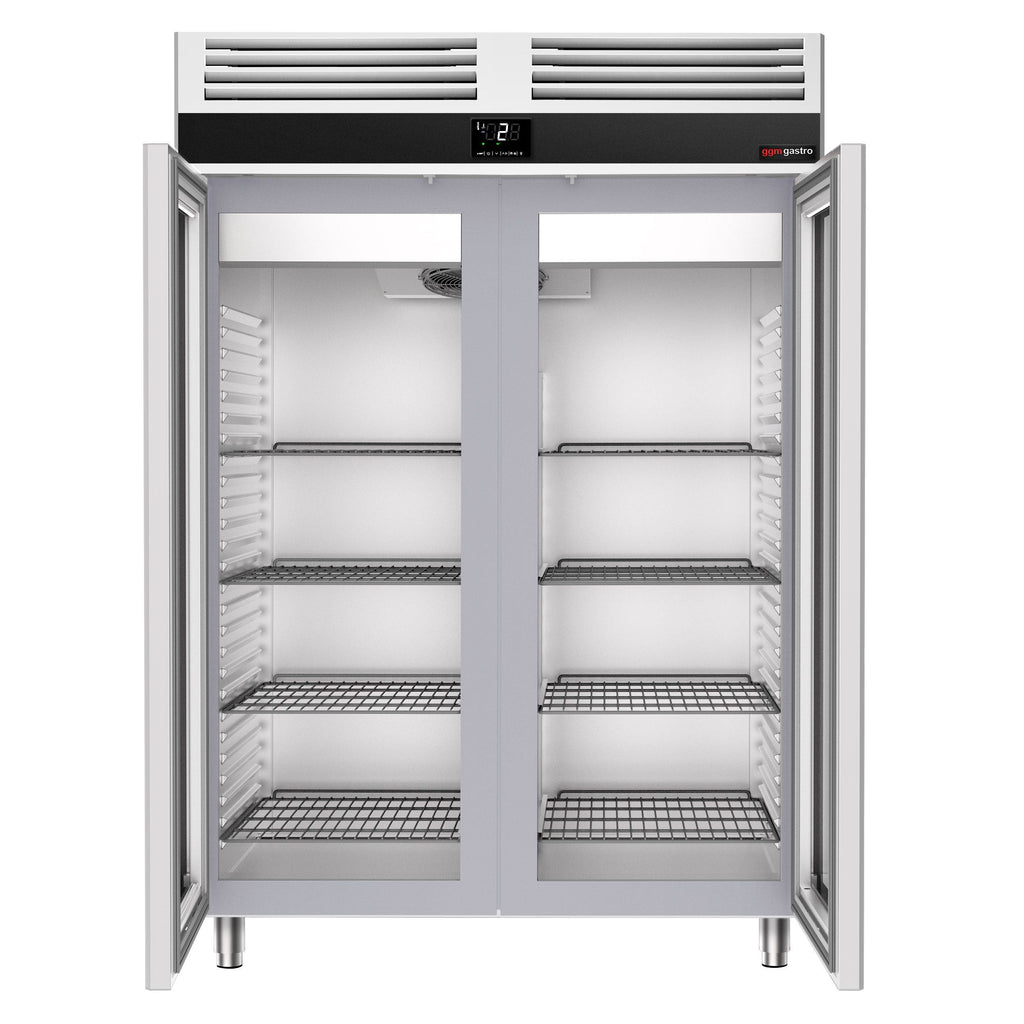 Refrigerator Premium - GN 2/1 - 1400 liters - 2 glass doors