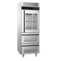 Refrigerator PremIum - GN 2/1 - 700 liters - 1 glass door & 2 glass drawer