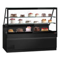 Cooled Showcase Toronto- 2000mm - 2 Shelves - Black Front Panel - Black Granite Working Call