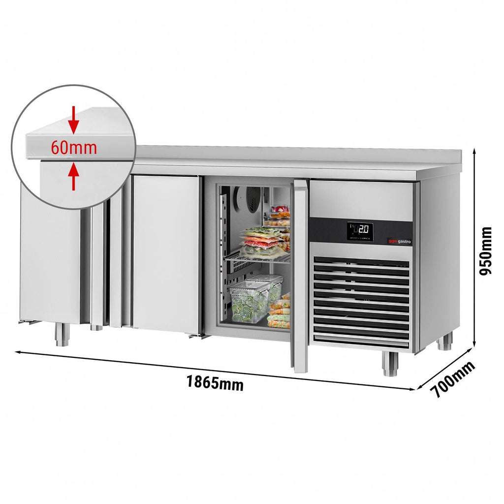 Premium Cooling Desk - 1.86 x 0.7 m - 3 Doors