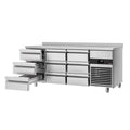 Cooling counter premium - 1865x700mm - 9 drawer & backed