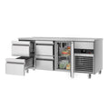 Cooling counter premium - 1865x700mm - 1 door & 4 drawers