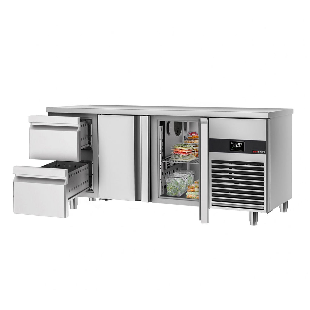 Cooling counter premium - 1865x700mm - 2 doors & 2 drawers