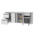 Cooling counter premium - 1865x700mm - 2 doors & 2 drawers