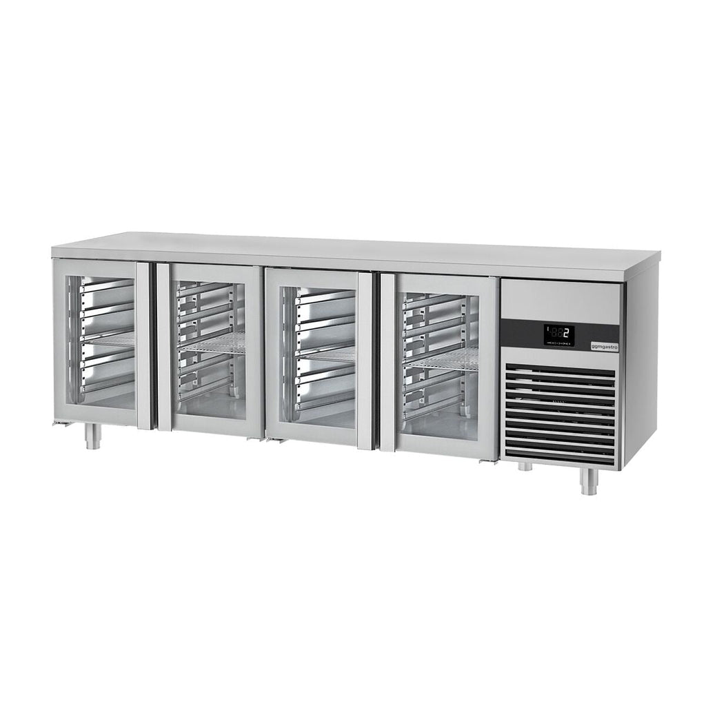 Cooled counter premium -2300x700mm - 4 glass doors