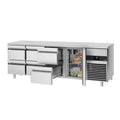 Cooling counter premium - 2330x700mm - 1 door & 6 drawers