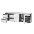 Cooling counter premium - 2330x700mm - 2 doors & 4 drawers