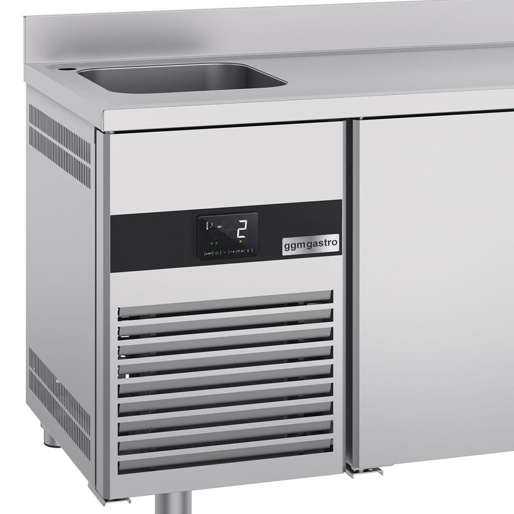 Cooling counter premıum - 1430x700mm - 2 doors, 1 Left Evyeli & Back