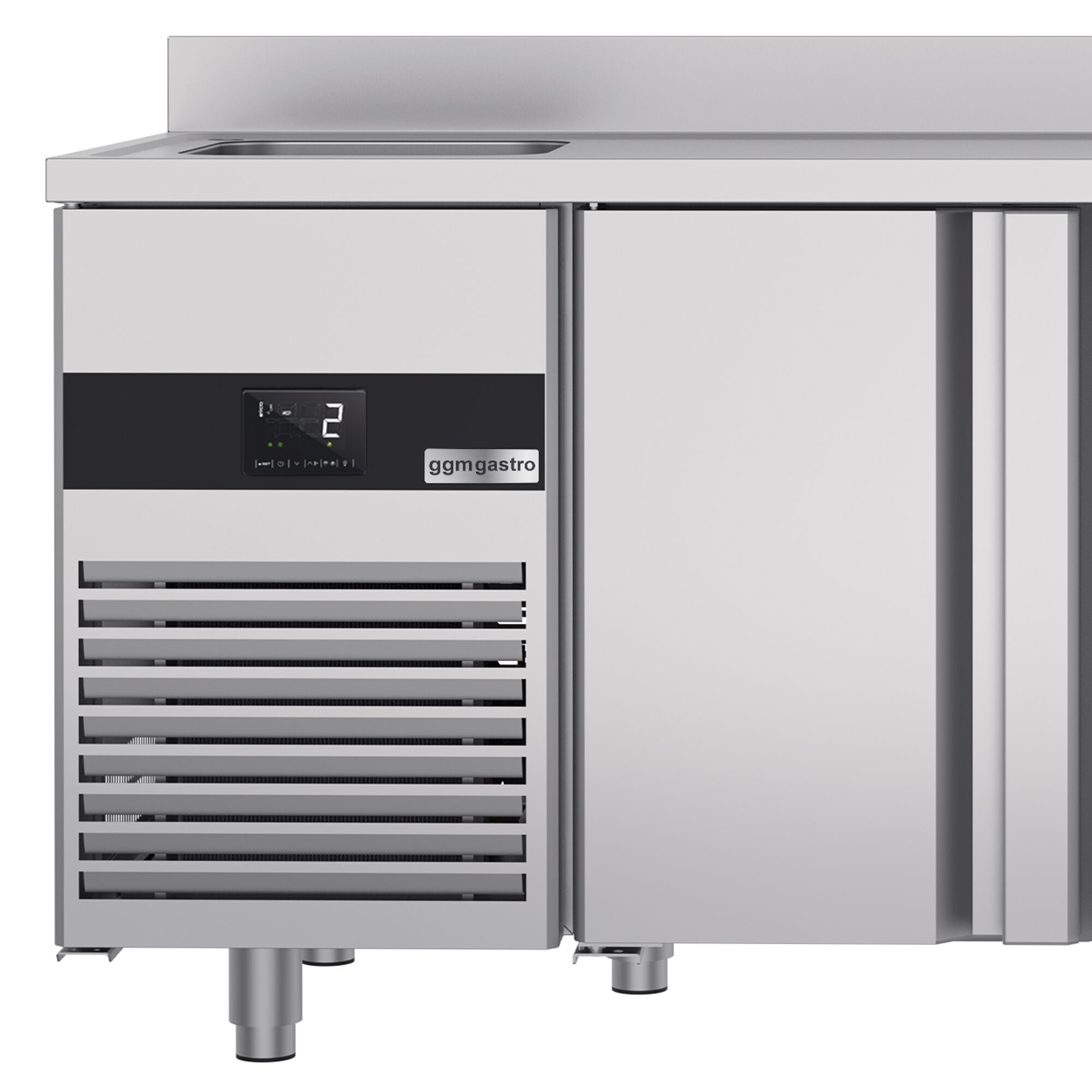 Cooling counter premıum - 1430x700mm - 2 doors, 1 Left Evyeli & Back