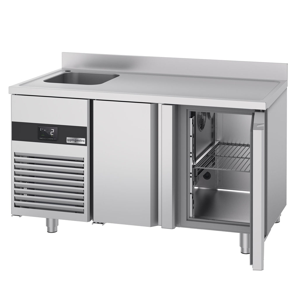 Cooling counter premıum - 1430x700mm - 2 doors, 1 Left Evyeli & Back