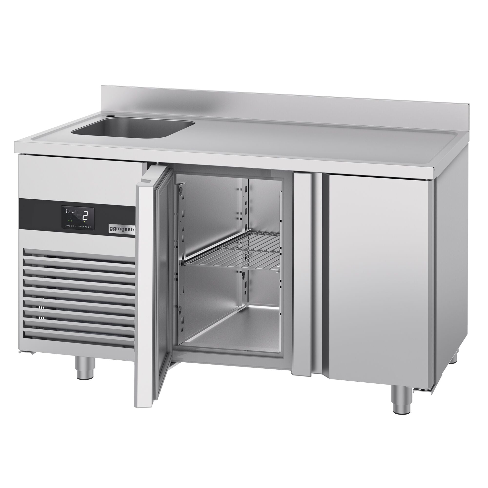 Cooling counter premıum - 1430x700mm - 2 doors, 1 Left Evyeli & Back