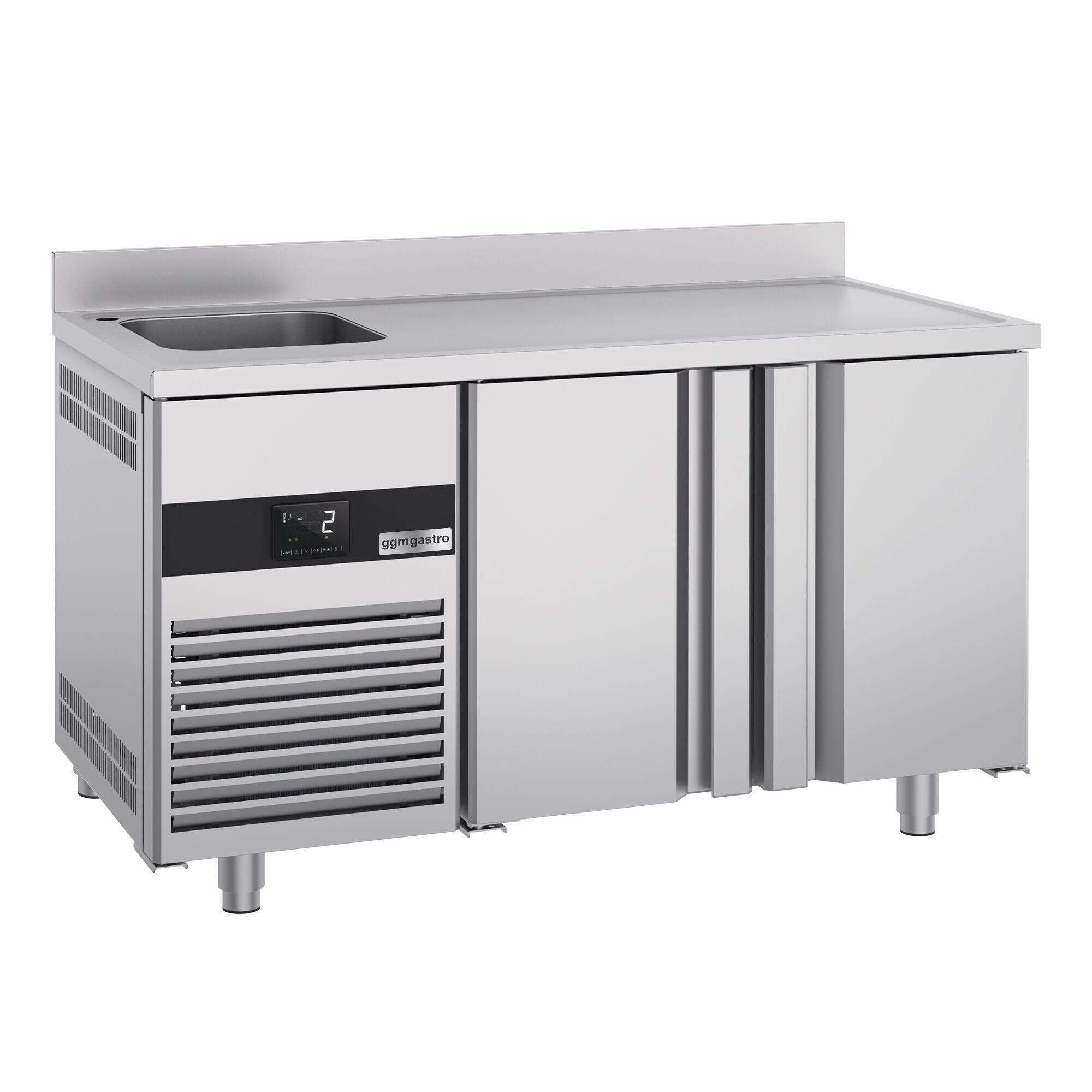 Cooling counter premıum - 1430x700mm - 2 doors, 1 Left Evyeli & Back