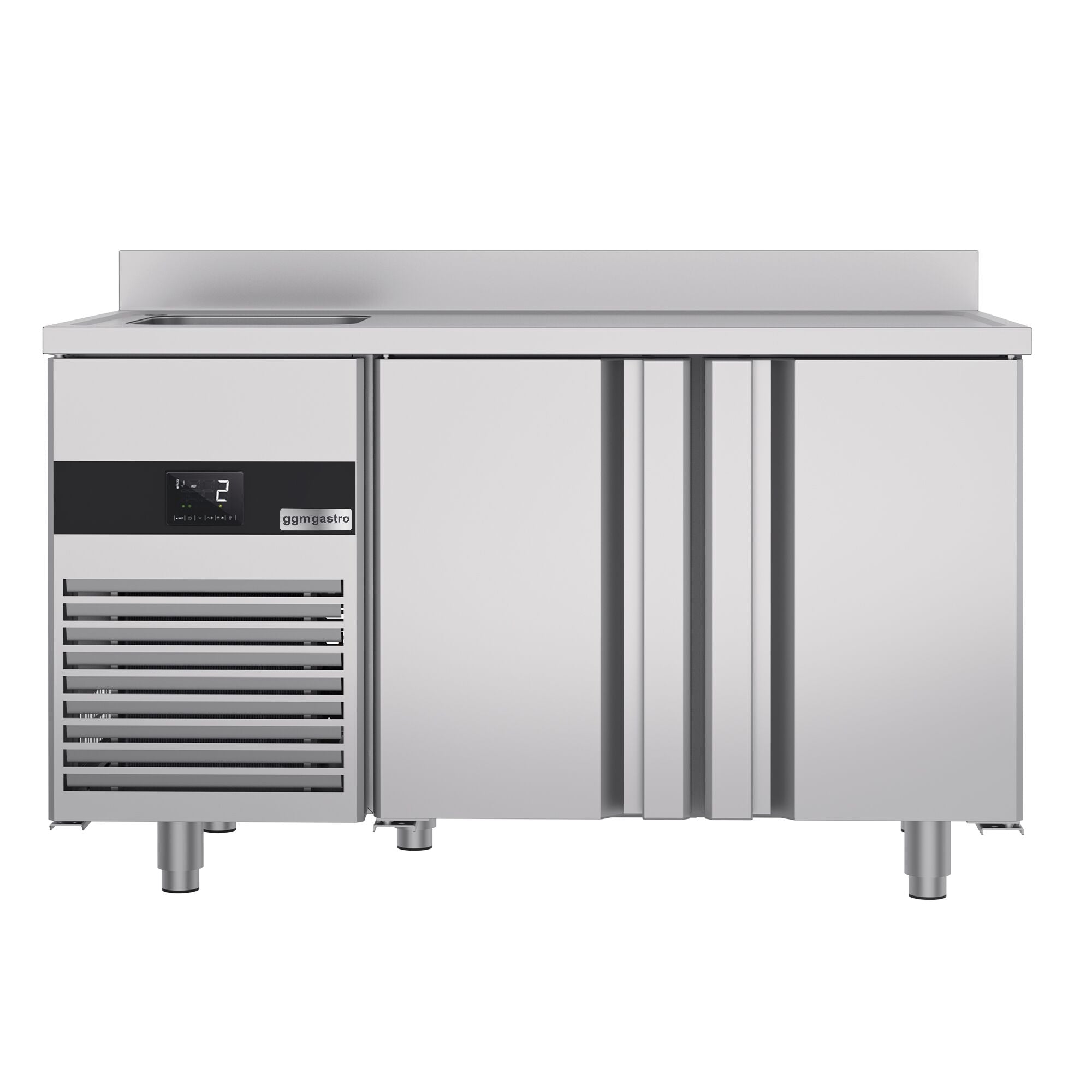 Cooling counter premıum - 1430x700mm - 2 doors, 1 Left Evyeli & Back