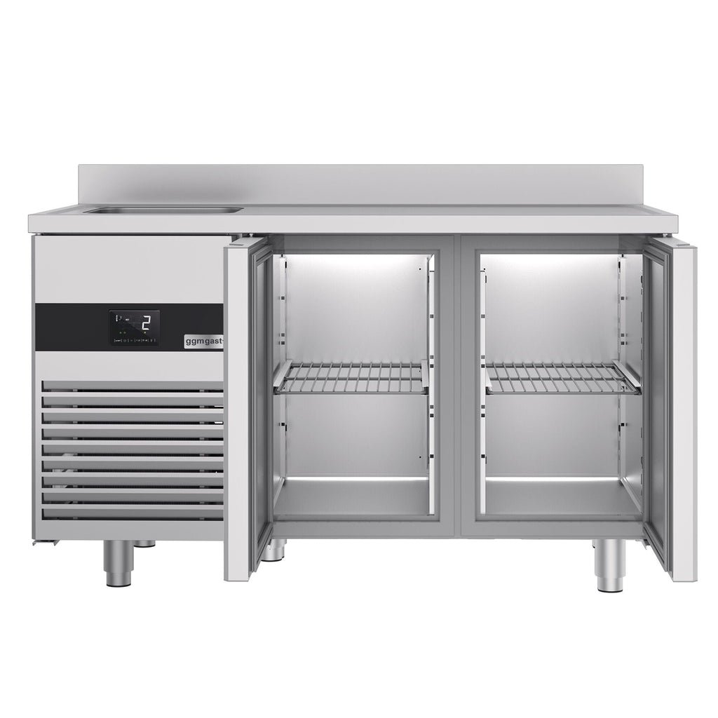 Cooling counter premıum - 1430x700mm - 2 doors, 1 Left Evyeli & Back
