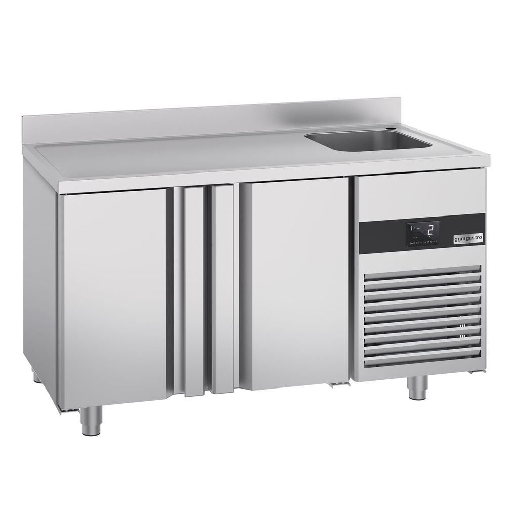 Cooling counter premıum - 1430x700mm - 2 doors, 1 right house & backed