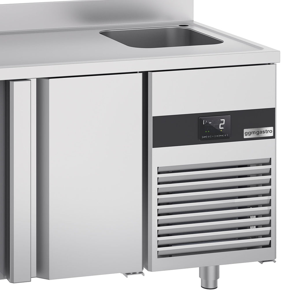 Cooling counter premıum - 1430x700mm - 2 doors, 1 right house & backed