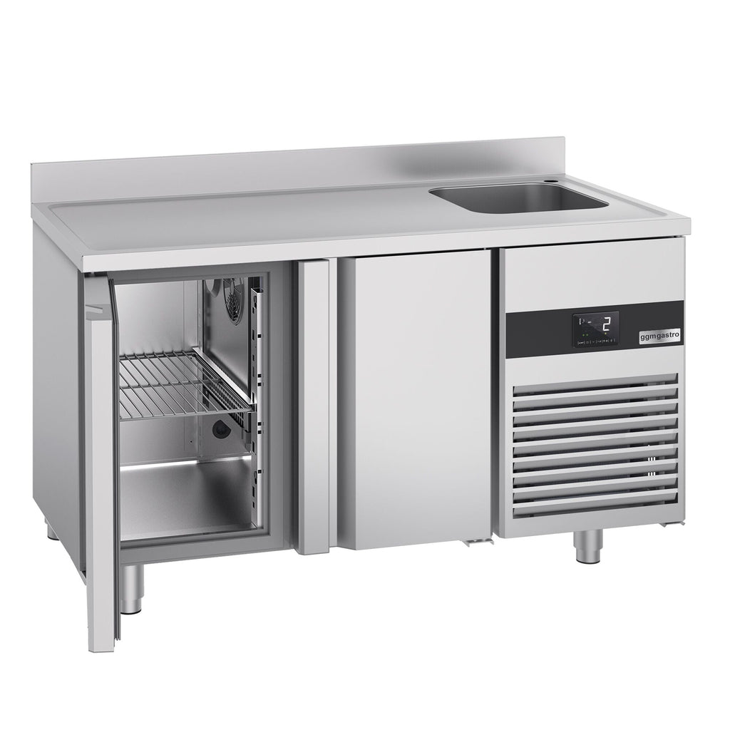 Cooling counter premıum - 1430x700mm - 2 doors, 1 right house & backed