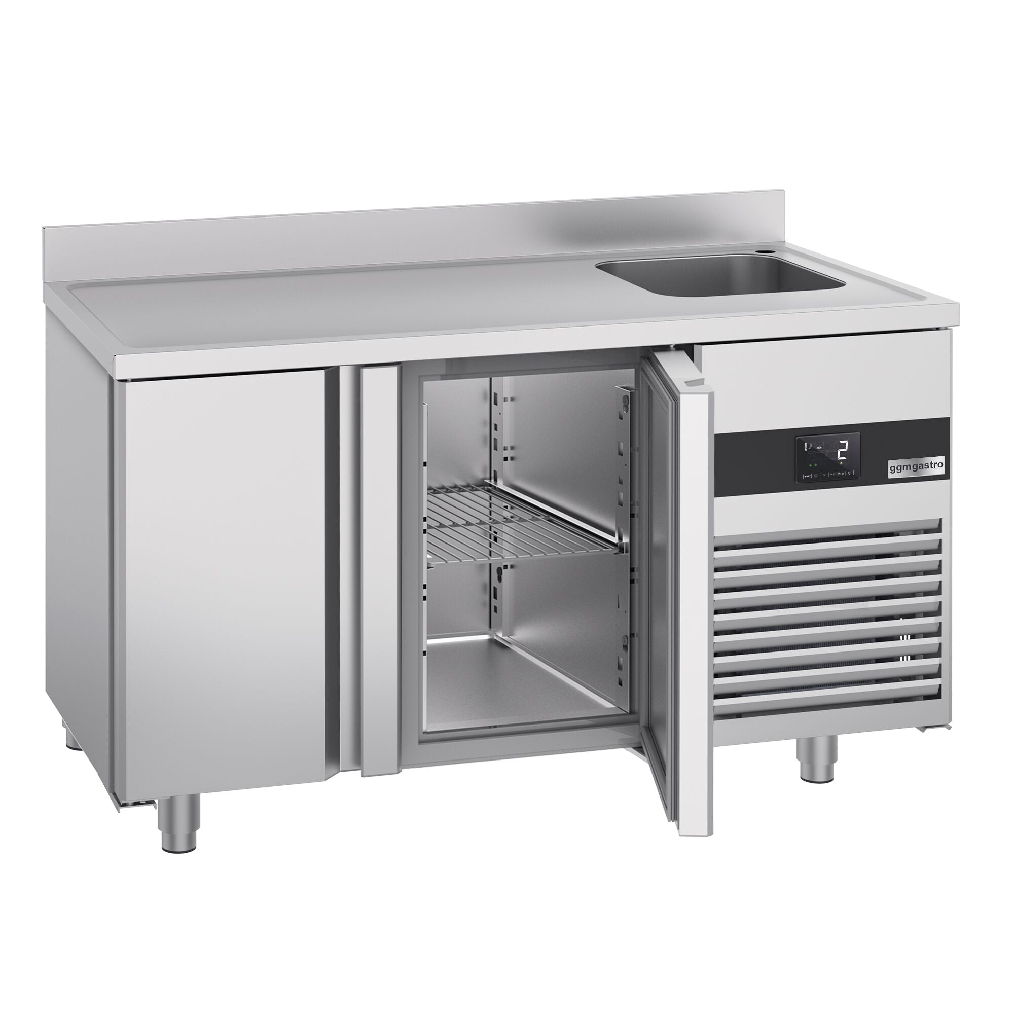 Cooling counter premıum - 1430x700mm - 2 doors, 1 right house & backed
